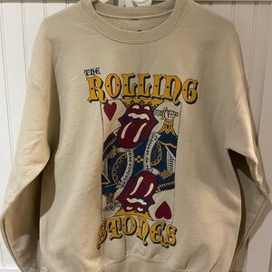 Junk Food Clothing The Rolling Stones Sweatshirt NWOT Small